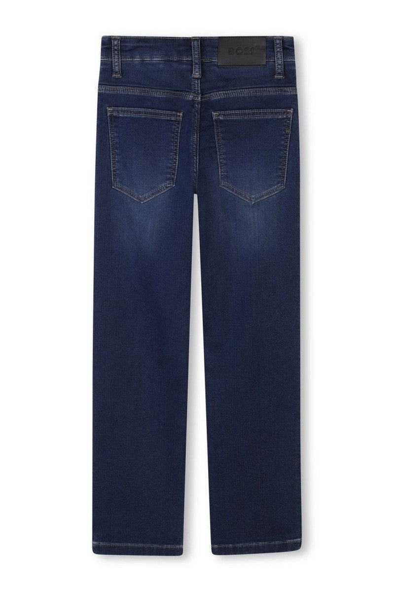 Hugo Boss Boys Straight 5 Pocket Jeans_ J51985 - NorthBoys