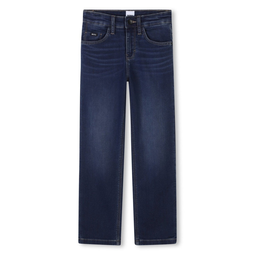 Hugo Boss Boys Straight 5 Pocket Jeans_ J51985 - NorthBoys