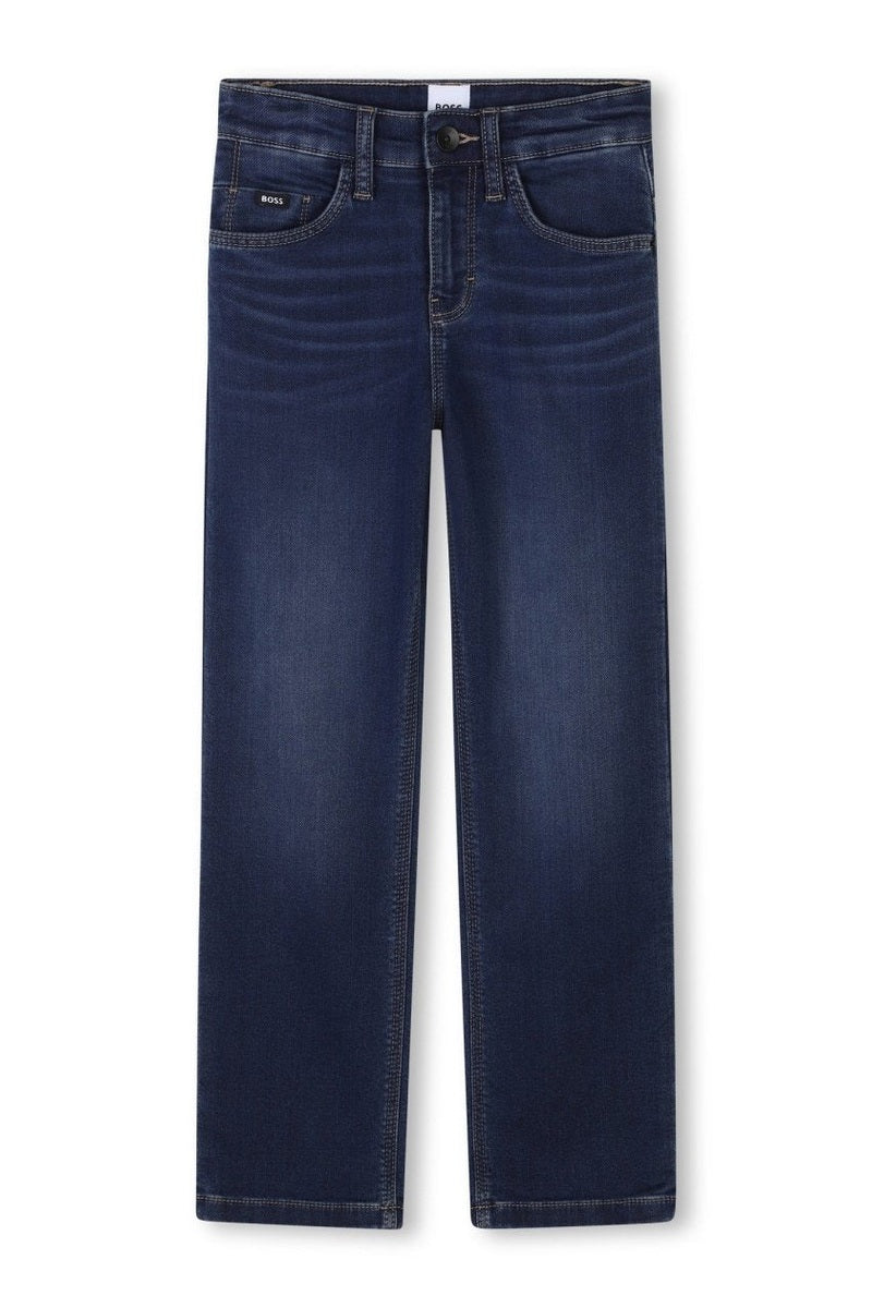 Hugo Boss Boys Straight 5 Pocket Jeans_ J51985 - NorthBoys
