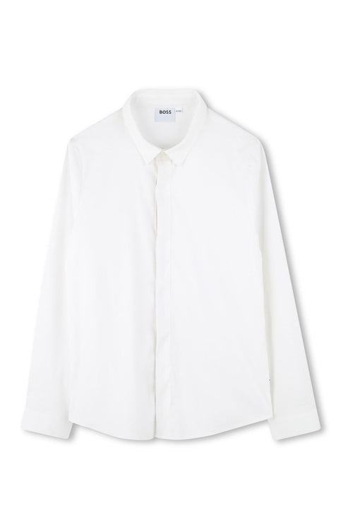Hugo Boss Boys Tricolor Button Placket LS Shirt_ J52010 - NorthBoys