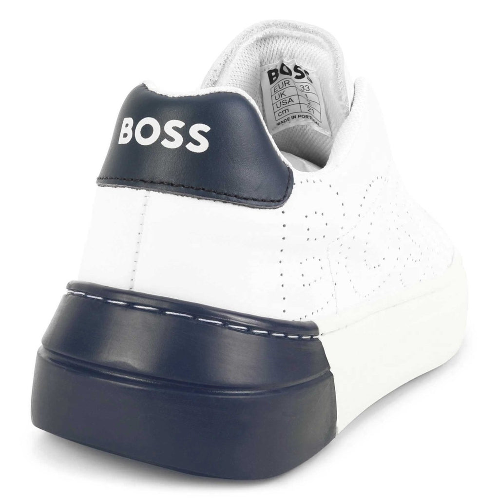 Hugo Boss Boys White Sneakers_J29357 - 10P - NorthBoys