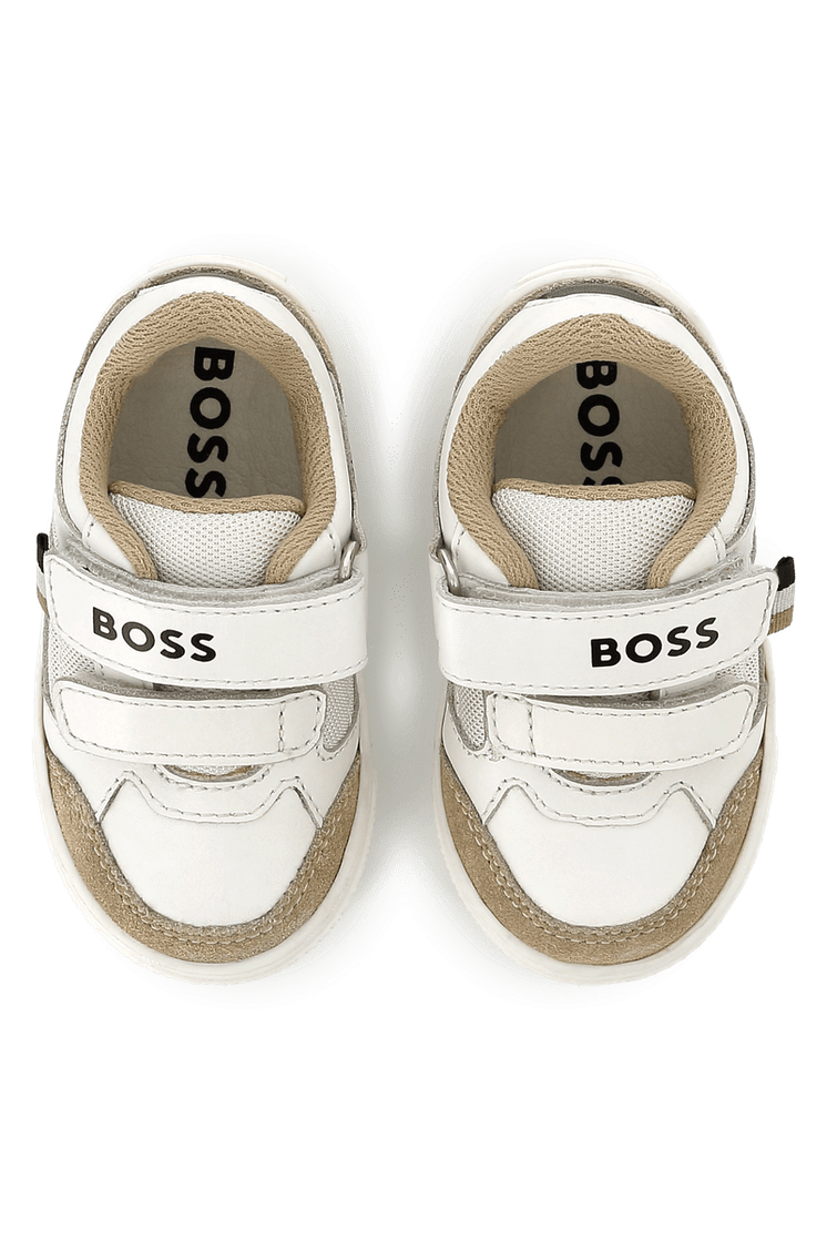 Hugo Boss Toddler Leather Velcro Sneakers_ J52163 - NorthBoys