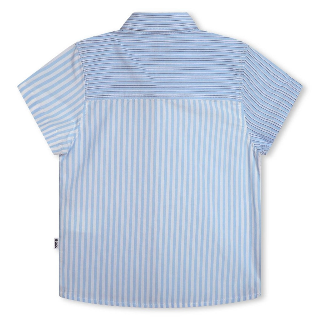 Hugo Boss Toddler Striped Dress Shirt_ J50589 - 10P - NorthBoys