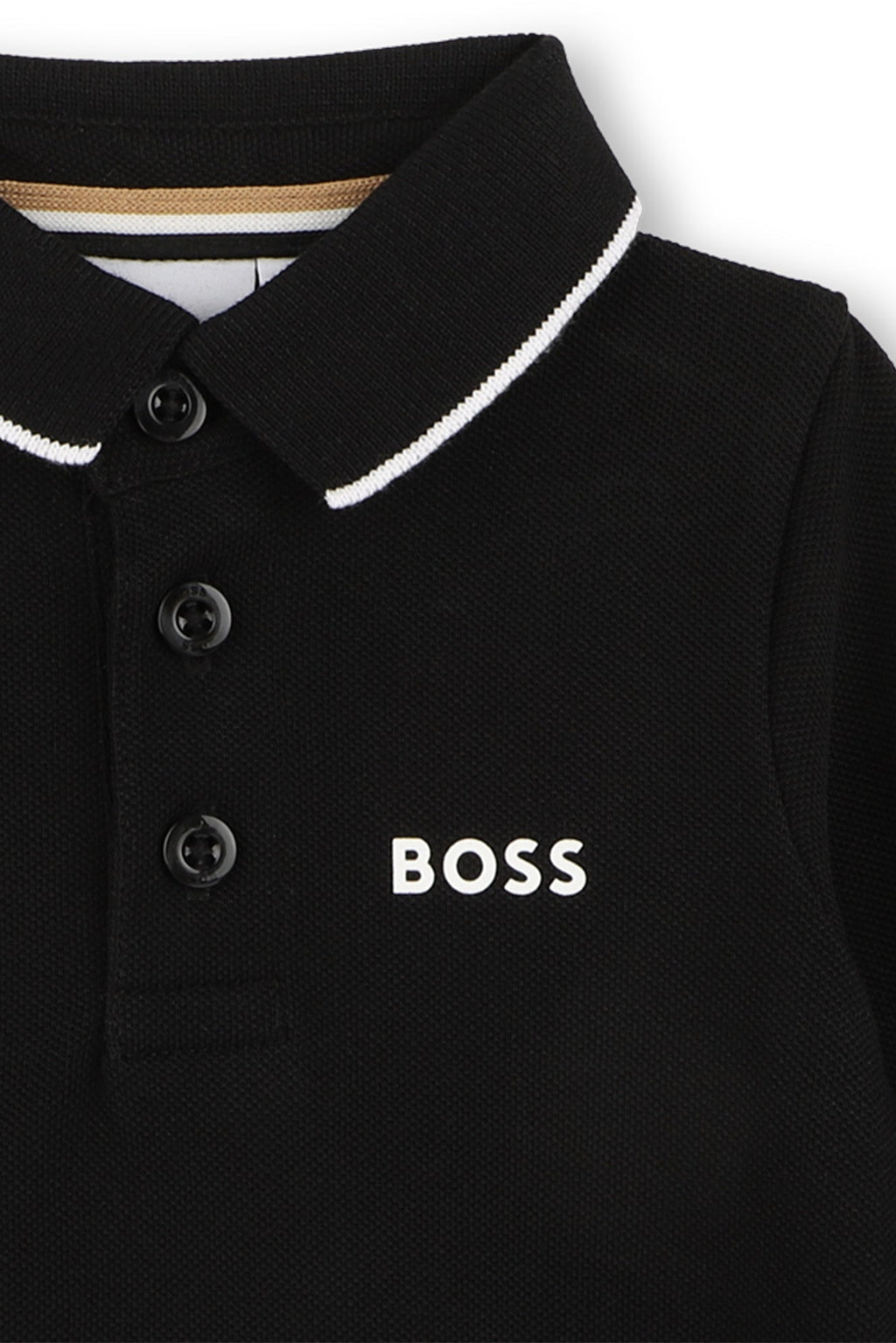Hugo Boss Baby Boys Long Sleeve Piqué Polo_ J53481