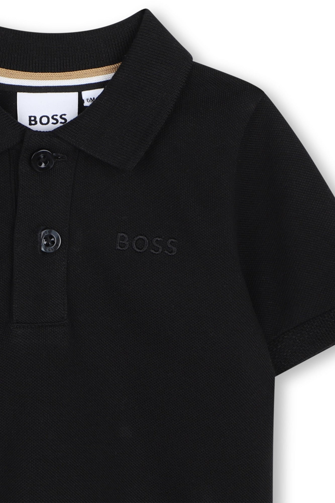Hugo Boss Baby Boys Short Sleeve Piqué Polo with Iconic Cuff Colors_ J53484