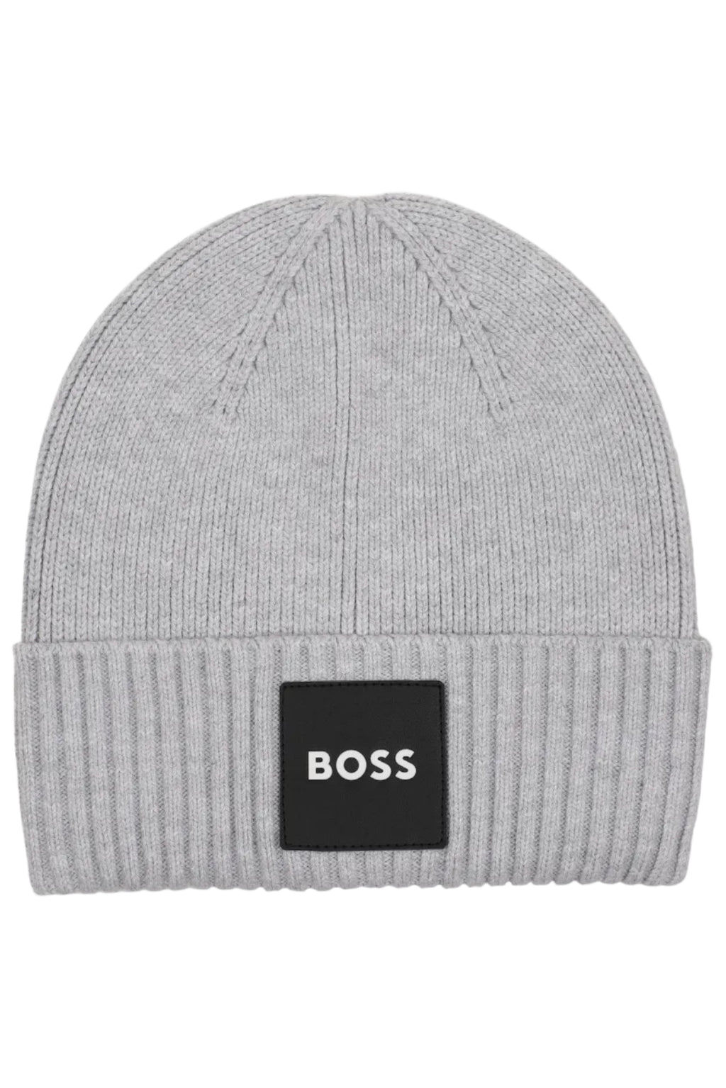 Hugo Boss Boys Cotton Knit Beanie with Branded Badge_ J53629