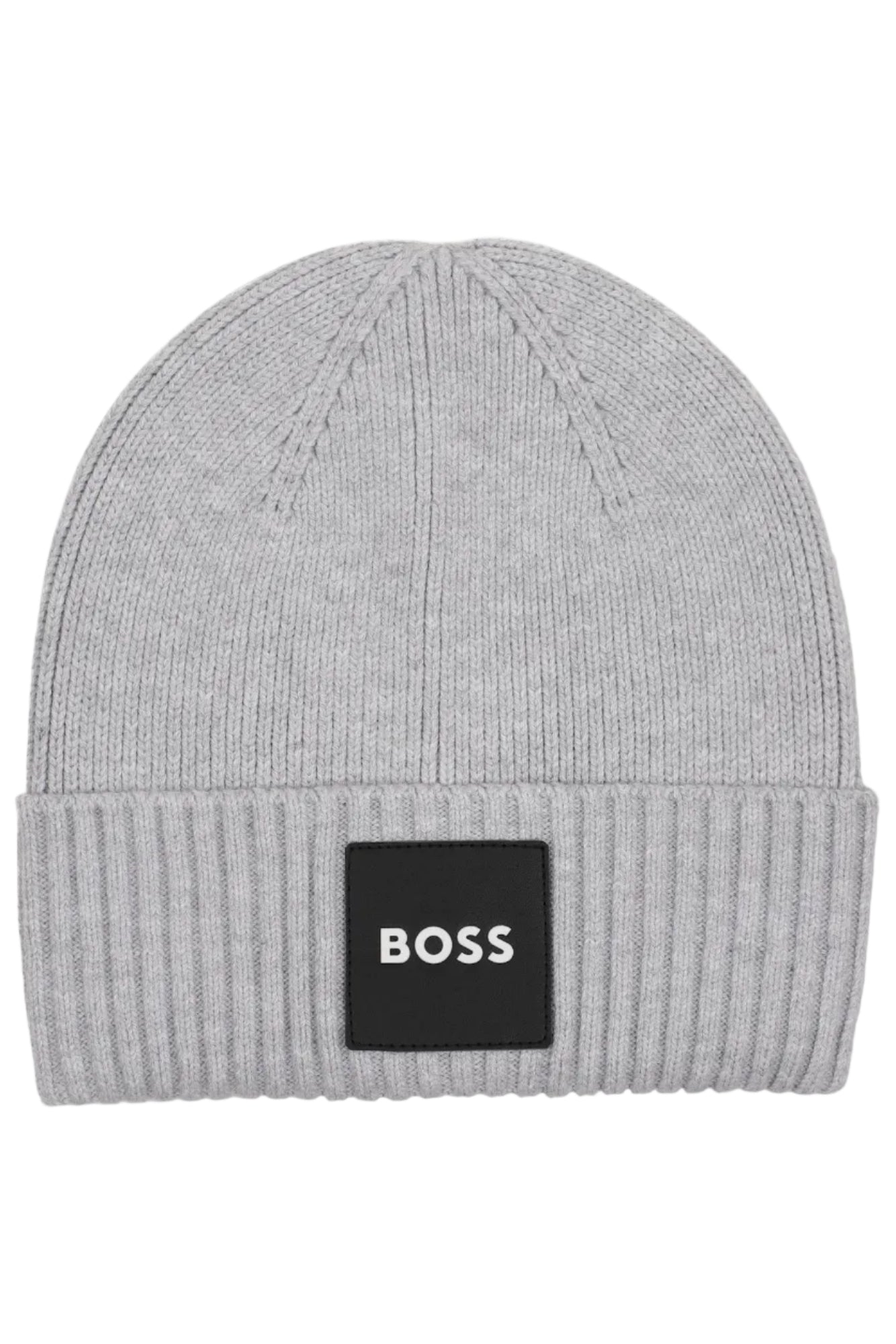 Hugo Boss Boys Cotton Knit Beanie with Branded Badge_ J53629