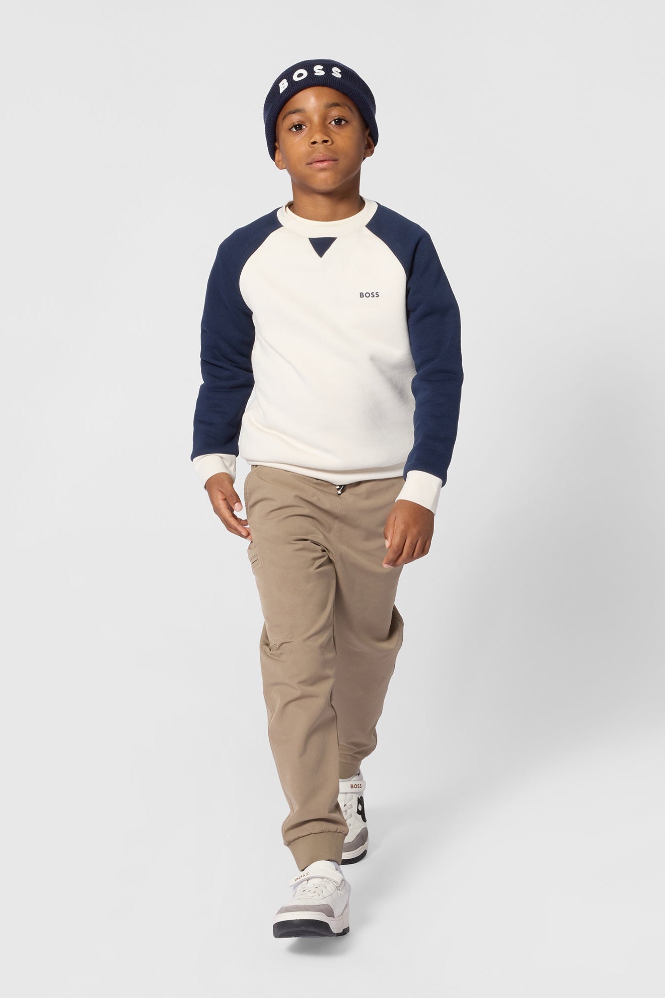 Hugo Boss Boys Joggers with Piped Pocket Detail_ J53344