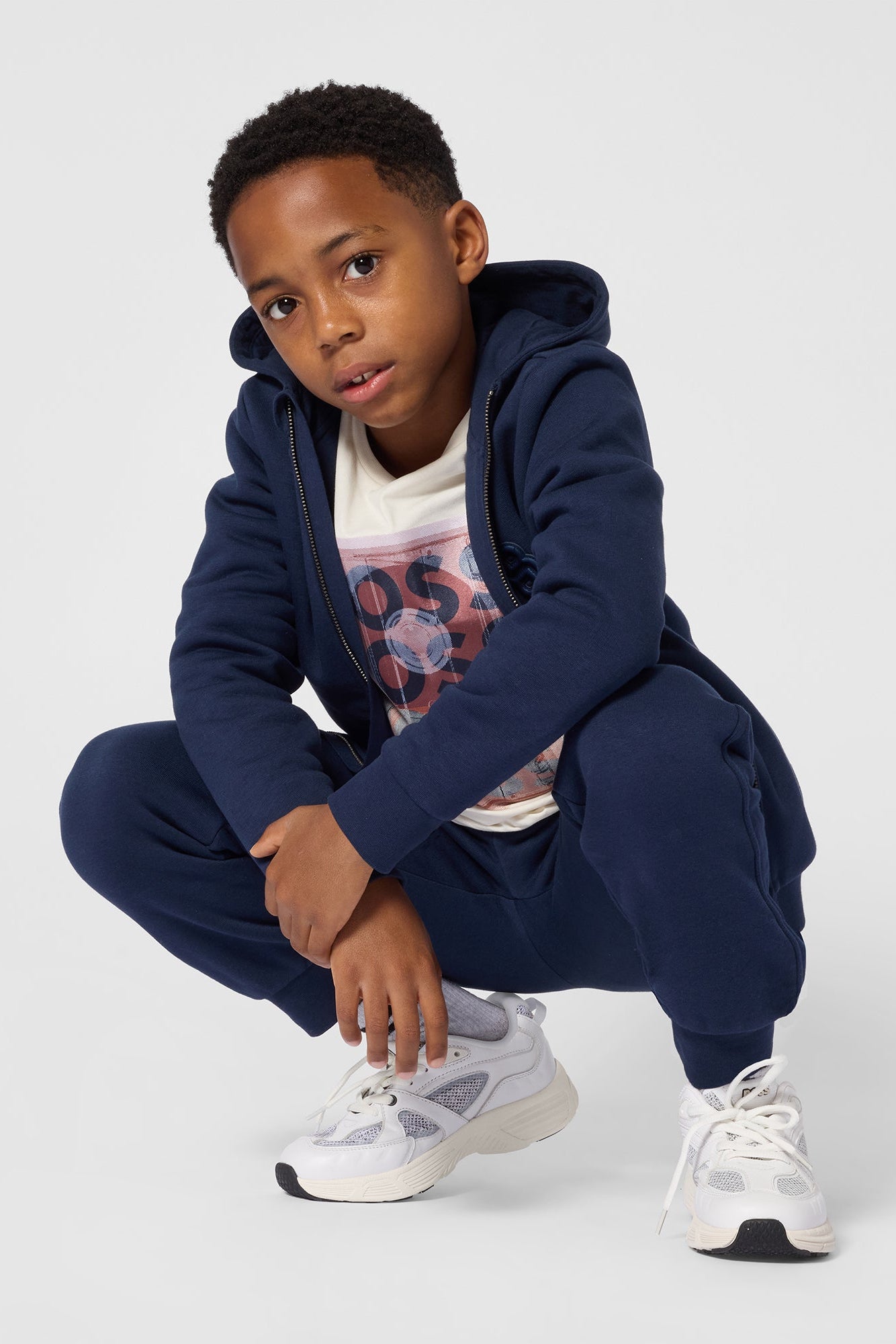 Hugo Boss Boys Sweatpants with Double B Logo Patch_ J53343