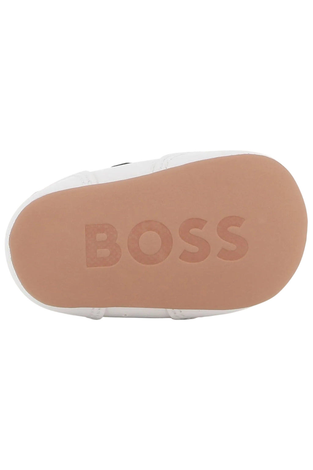 Hugo Boss Toddler Newborn Sheep Leather Shoes with Logo Detail_ J53553