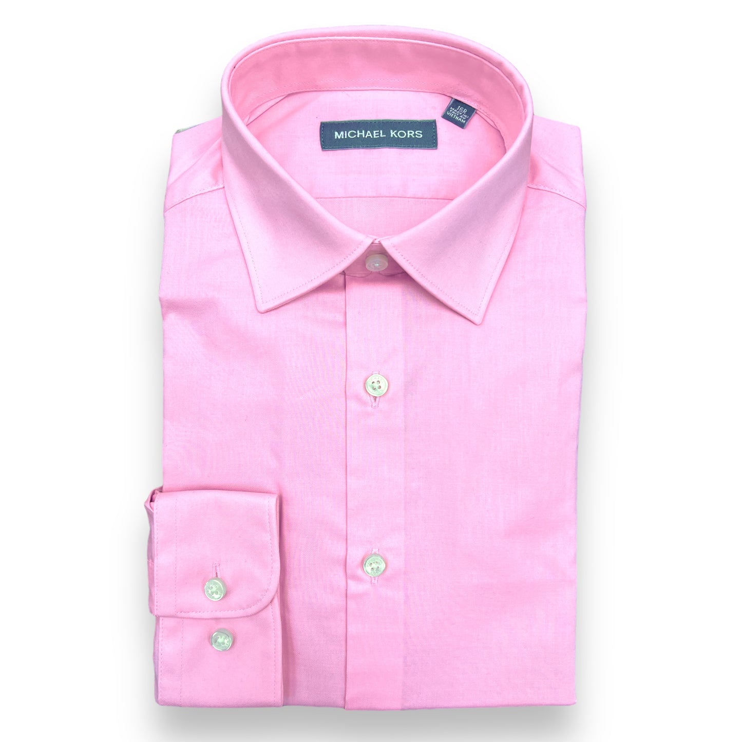 Michael Kors Boys Pink Dress Shirt_ LY0003