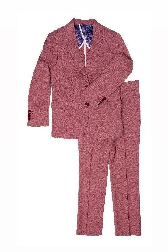 Isaac Mizrahi Boys Slim Fit Textured Suit_ ST2660-PLUM-NorthBoys