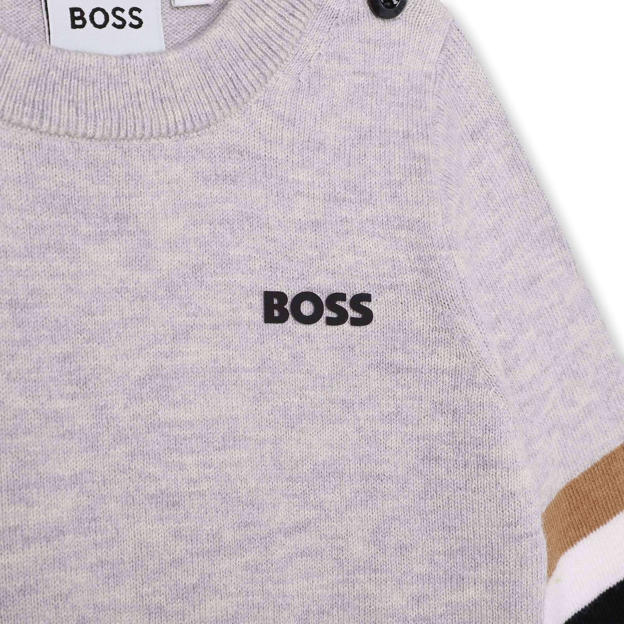 Boss jumper cheap grey