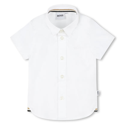 Hugo Boss Toddler White Dress Shirt_ J50587-10P
