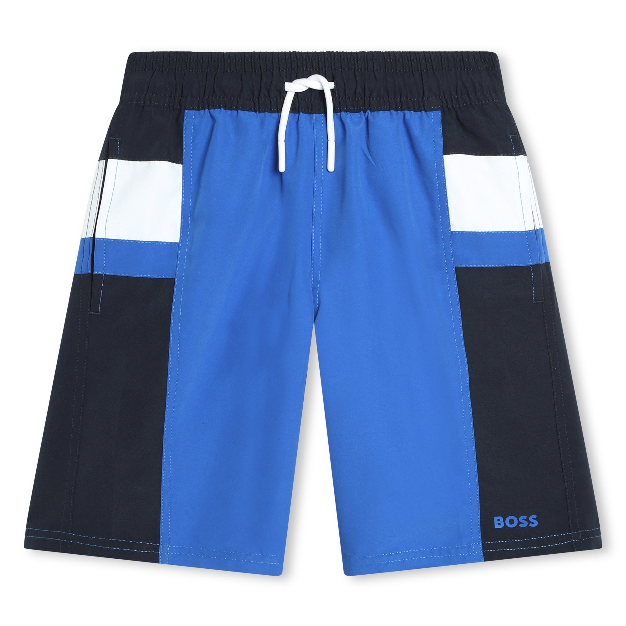 Hugo Boss Boys Blue Swim Shorts J50667 872 8 Dark Blue