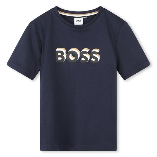 Hugo Boss Boys Navy T-Shirt _ J50723-849