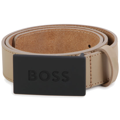 Hugo Boss Boys Brown Leather Belt_ J50956-269