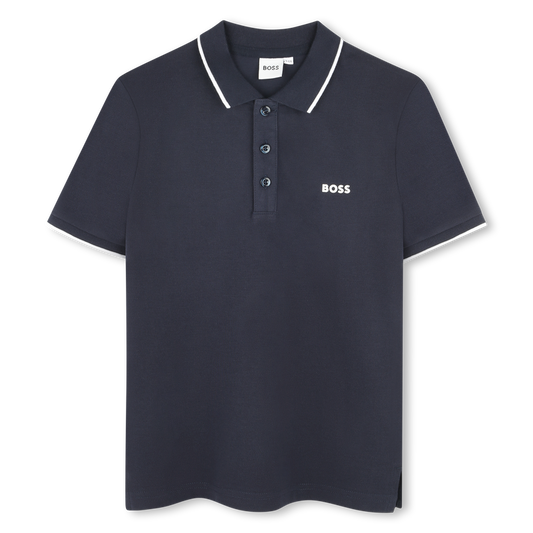 Hugo Boss Boys Basic Short Sleeve Polo_ J51621