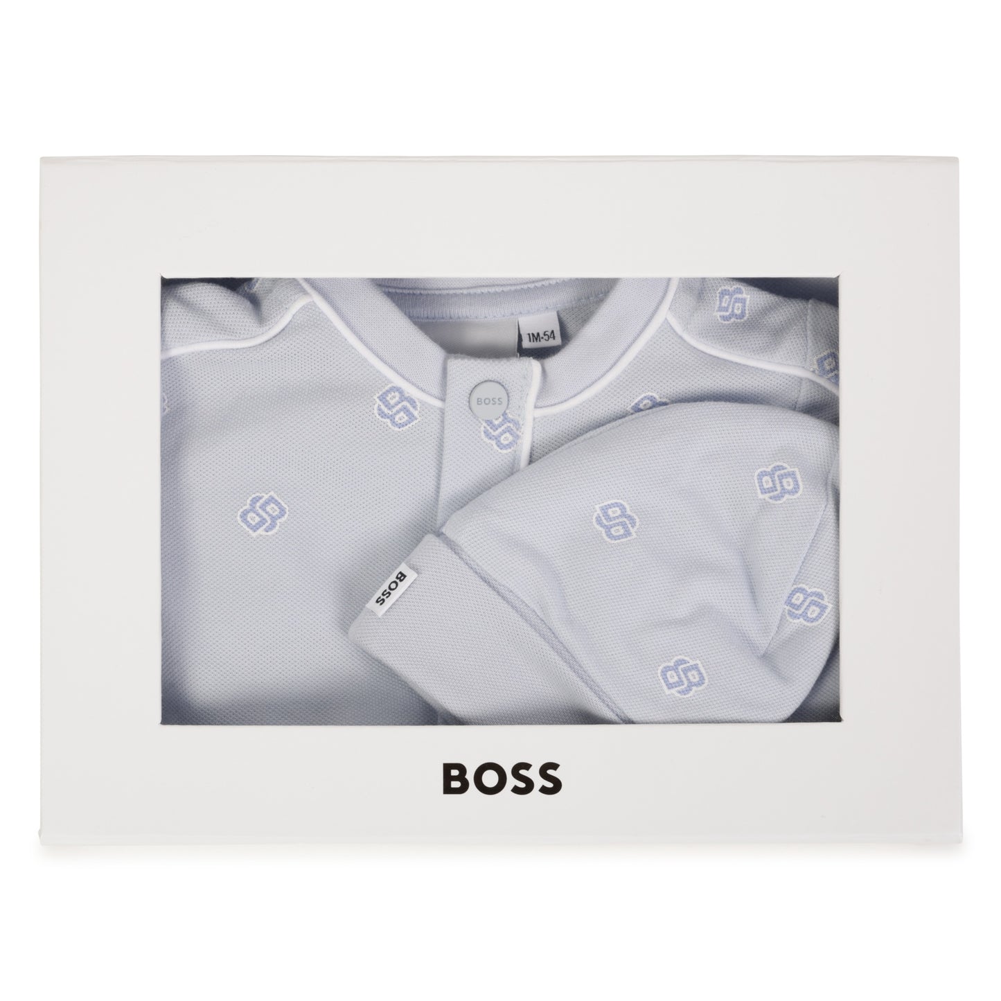 Hugo Boss Baby Footie And Hat Set_ J52221