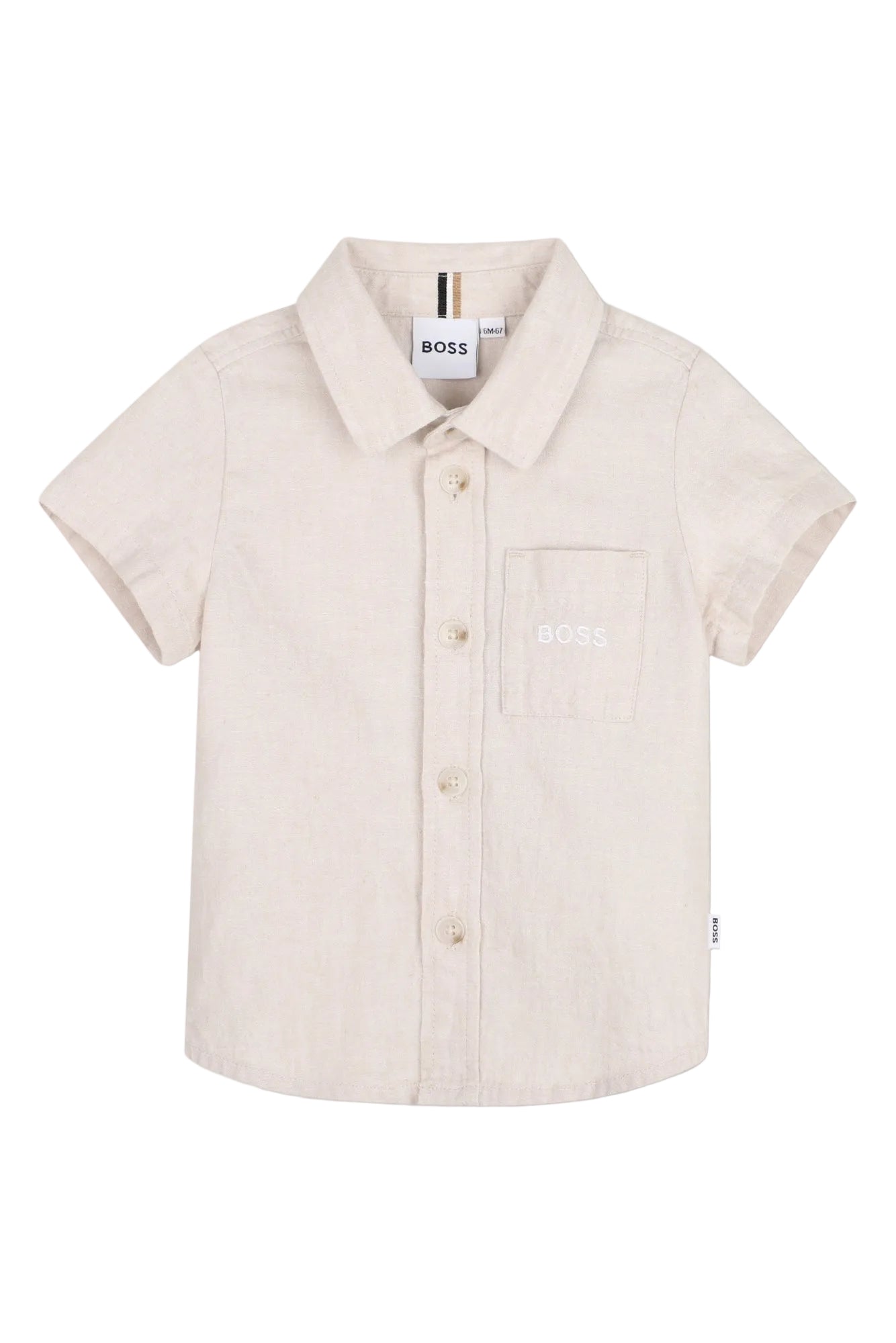 Hugo Boss Baby Linen Shirt_ J52843