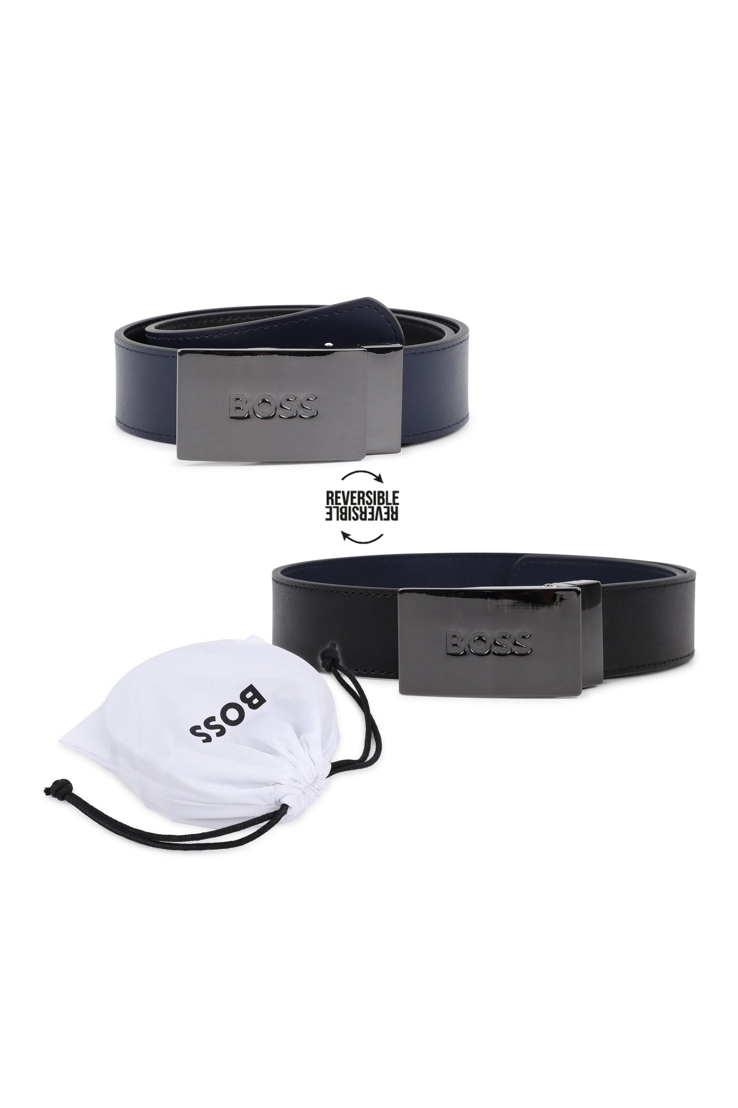 Hugo Boss Boys Reversible Belt_ J53151