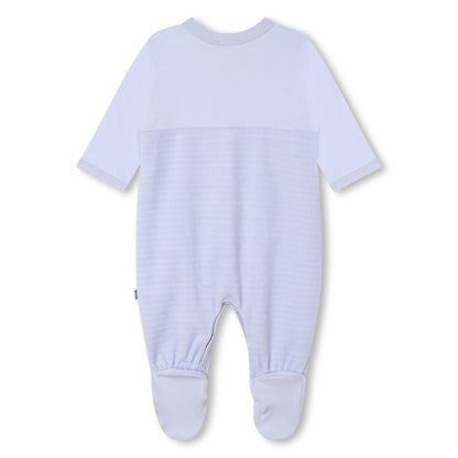 Hugo Boss Baby Blue Pajama & Hat_J98433-771