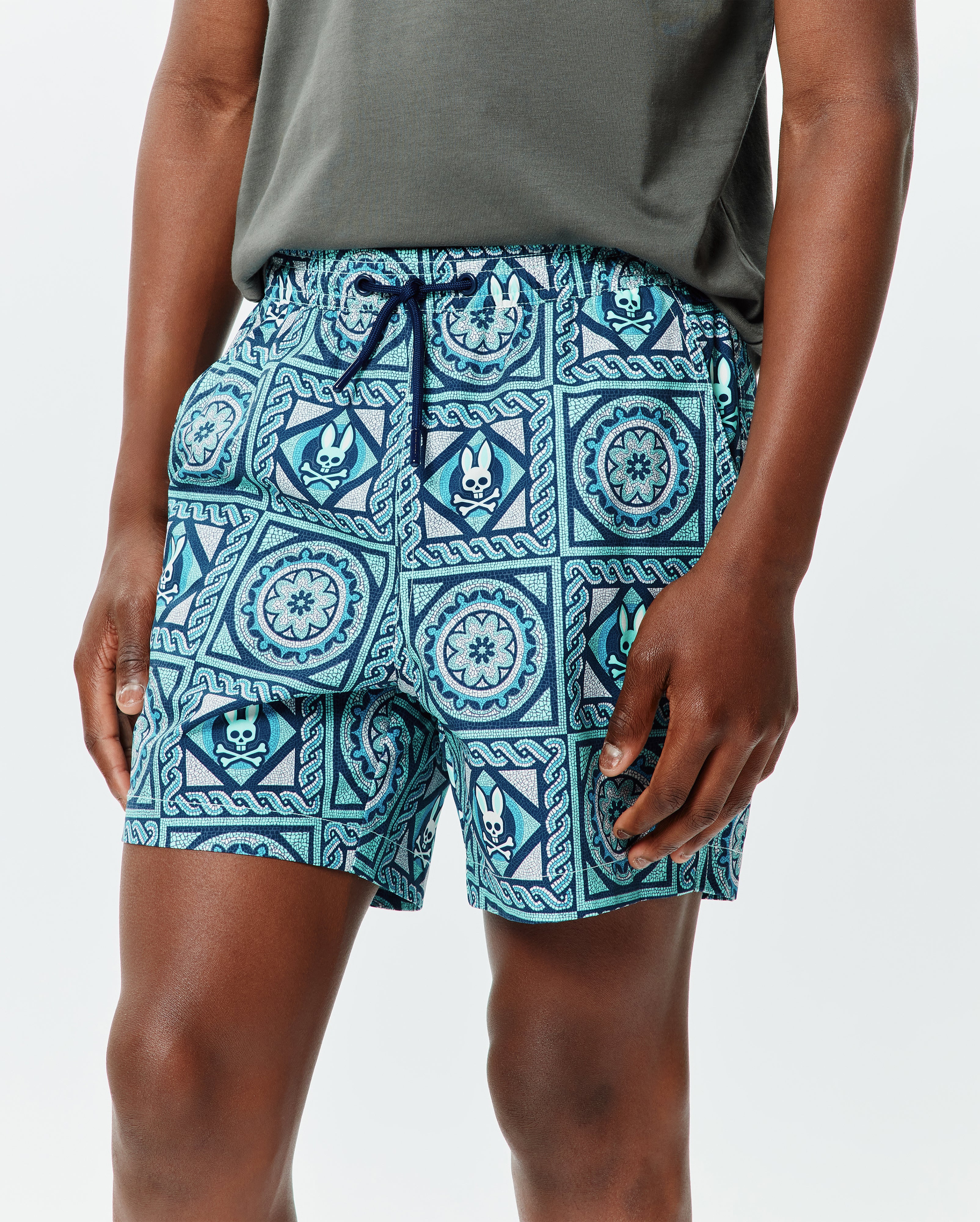 Psycho Bunny Kids Frank Swim Trunks