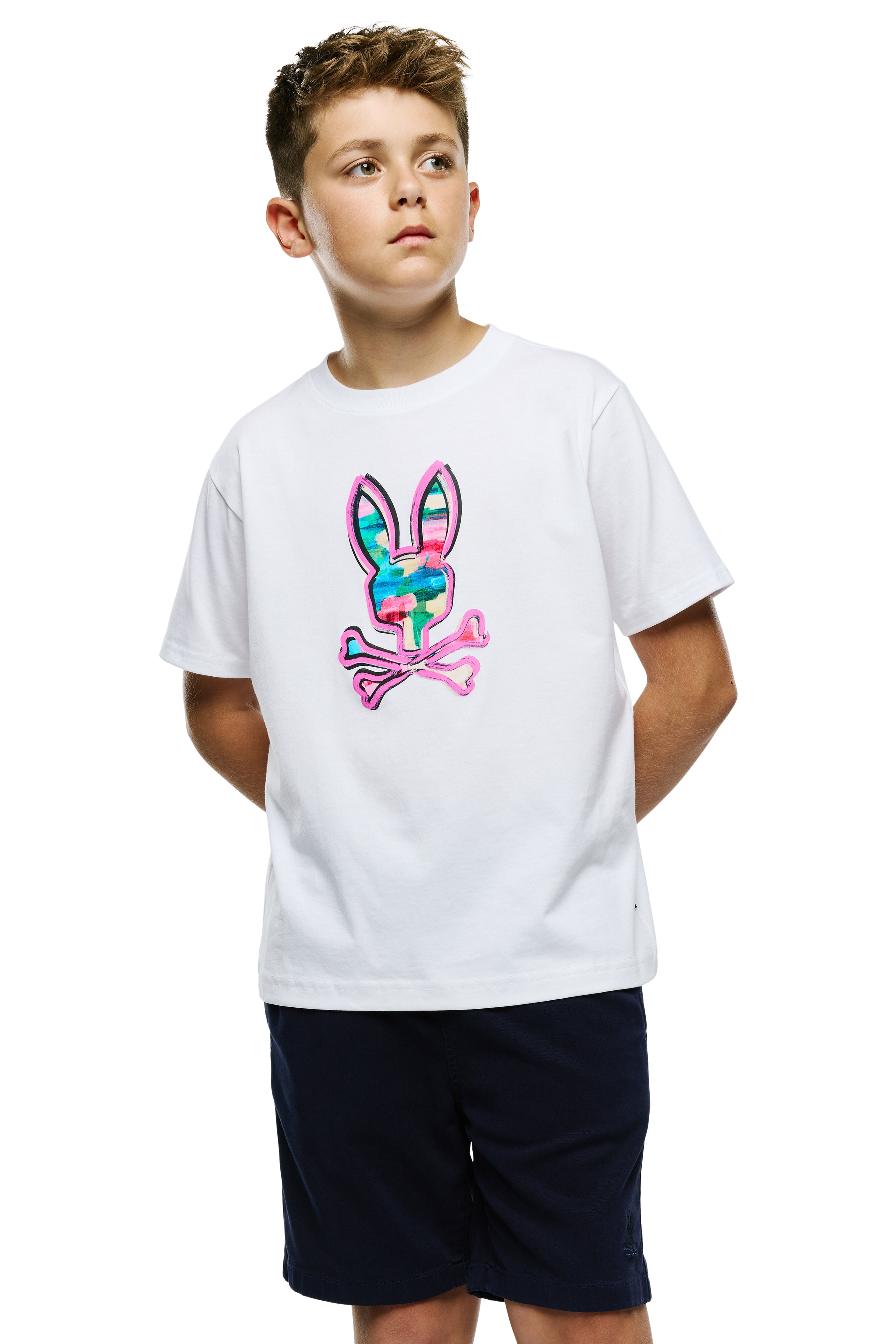 Psycho Bunny Kids Nate Graphic Tee