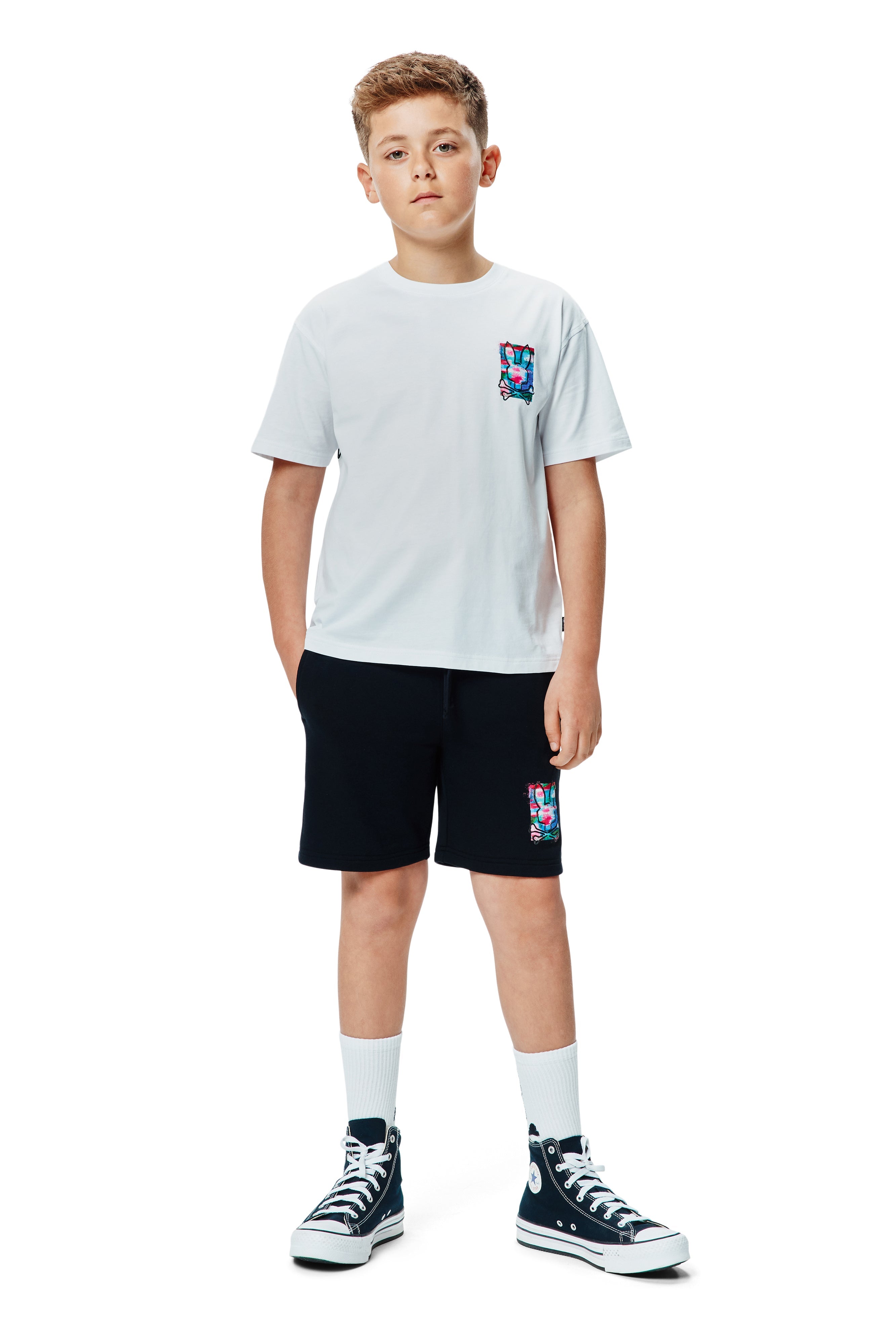 Psycho Bunny Kids Issac Relaxed Fit Tee