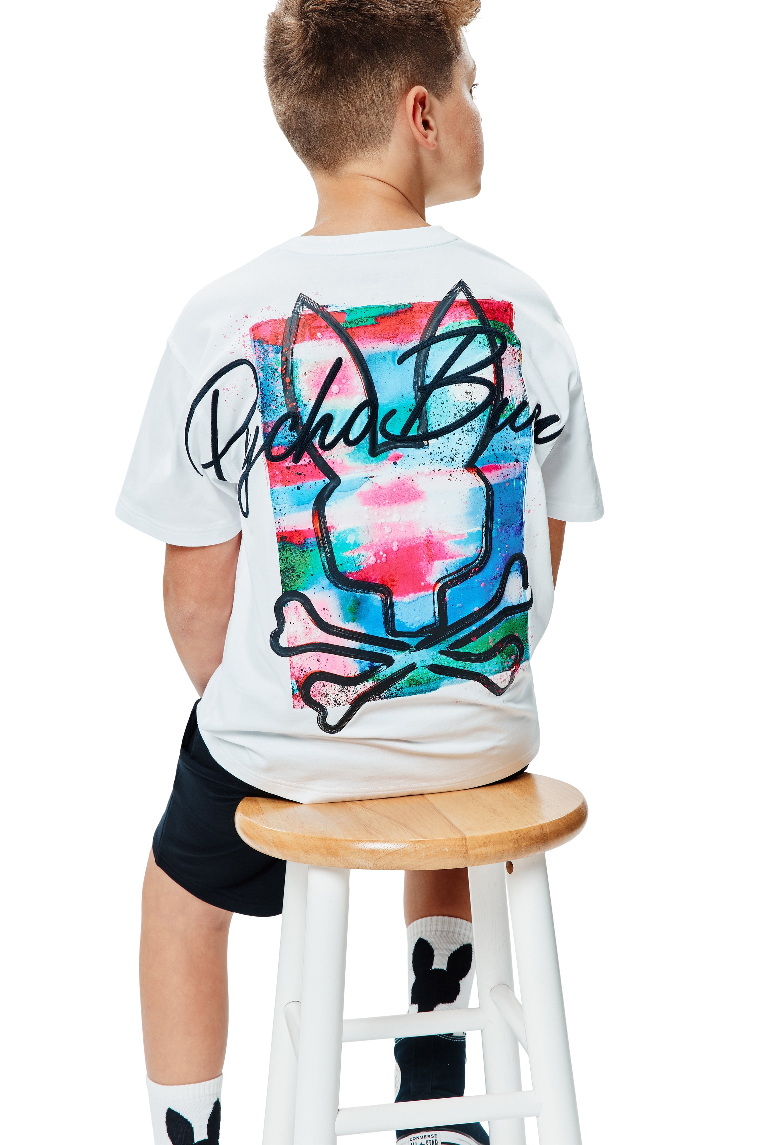 Psycho Bunny Kids Issac Relaxed Fit Tee