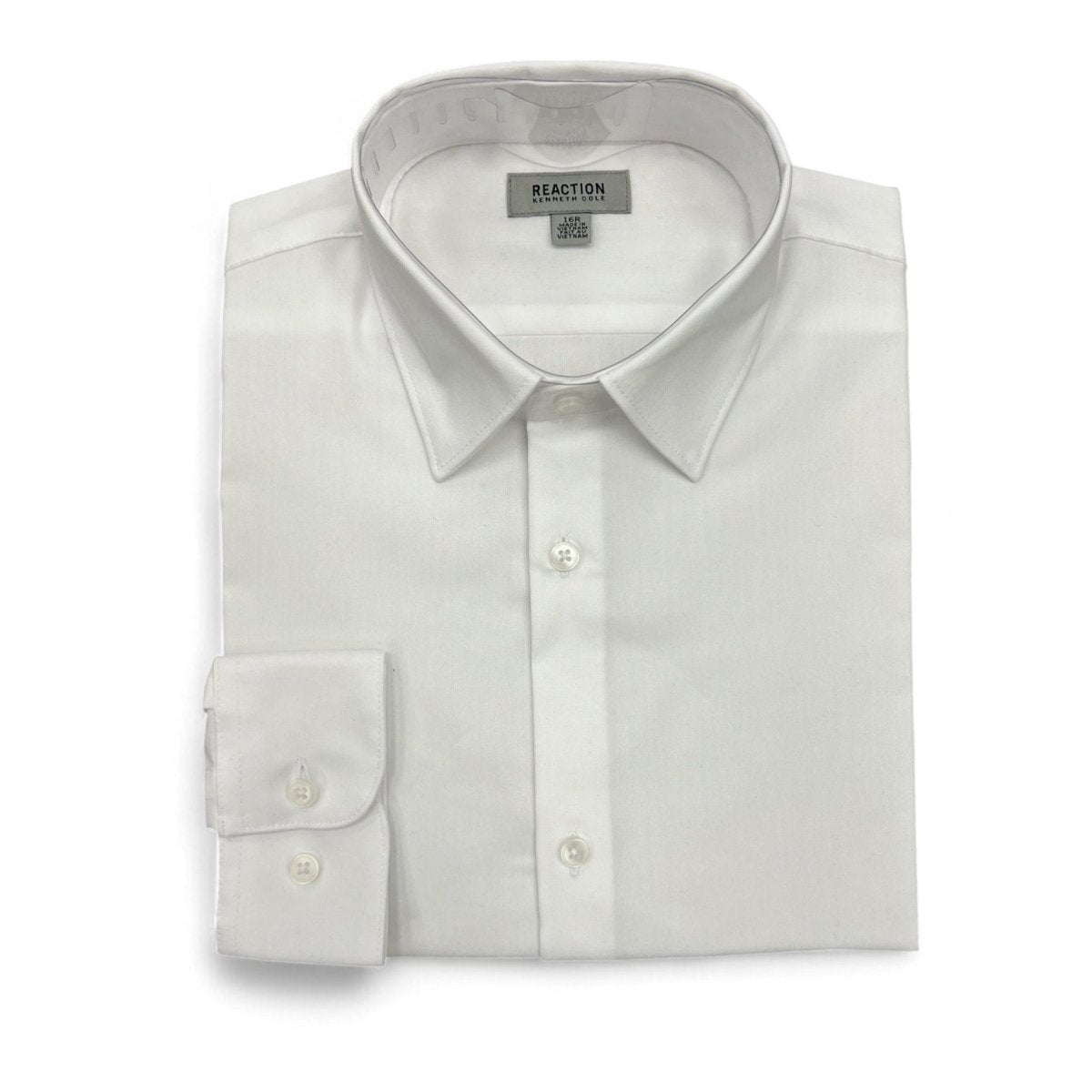 Kenneth Cole Boys Reaction White Dress Shirt - NorthBoys