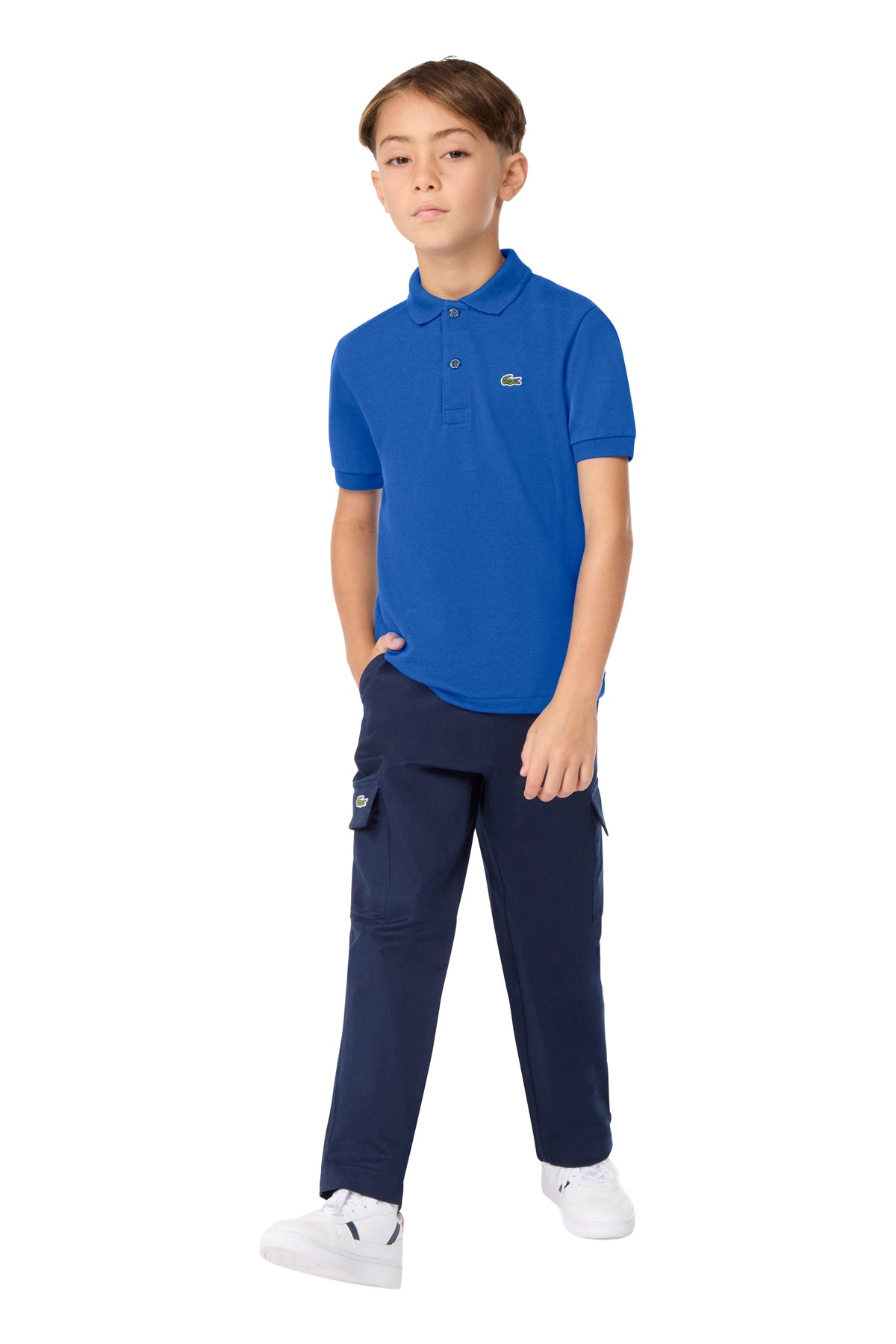 Lacoste Boys Classic Blue Polo