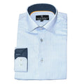 Leo & Zachary Boys Azzure Graph Dress Shirt_ 5973 - NorthBoys