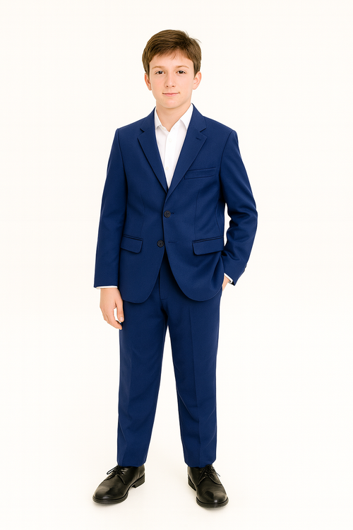 Marc New York Boys Husky Dark Blue Suit-NorthBoys