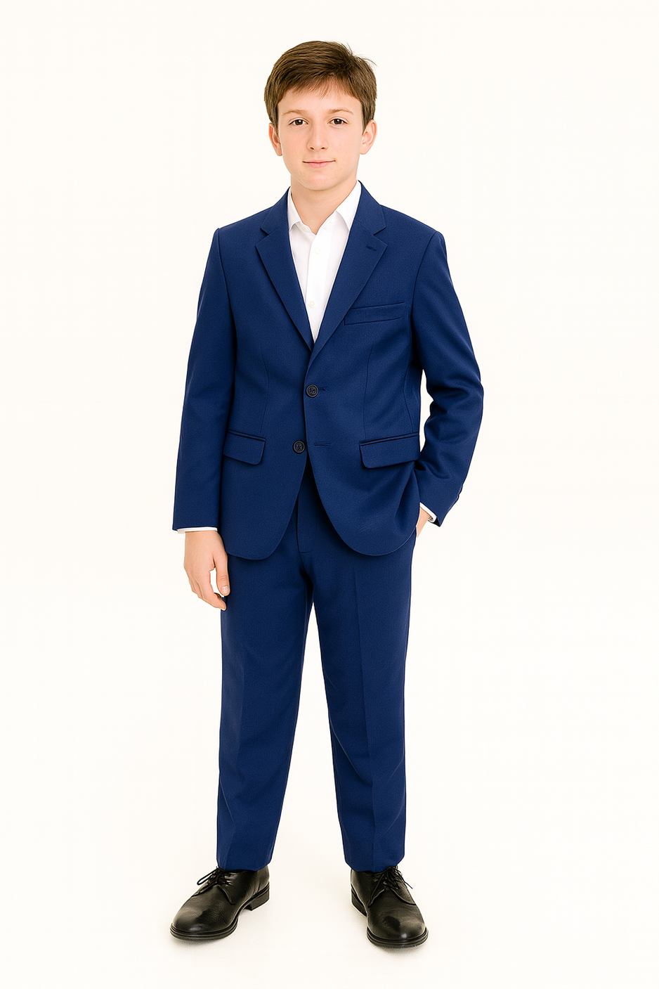 Marc New York Boys Husky Dark Blue Suit-NorthBoys