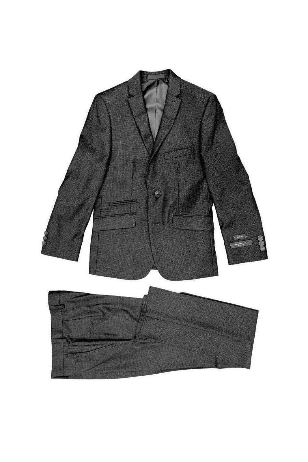 Marc New York Boys Skinny Black Neat Suit-NorthBoys