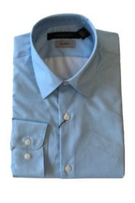 Marc New York Boys Skinny Blue/White Squares Dress Shirt - NorthBoys