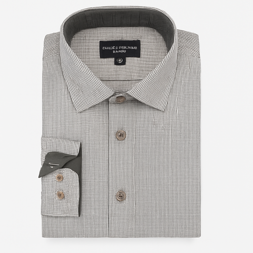 Marcelo D'Liola Boys Steel Weaved Window Dress Shirt_ 50028-NorthBoys