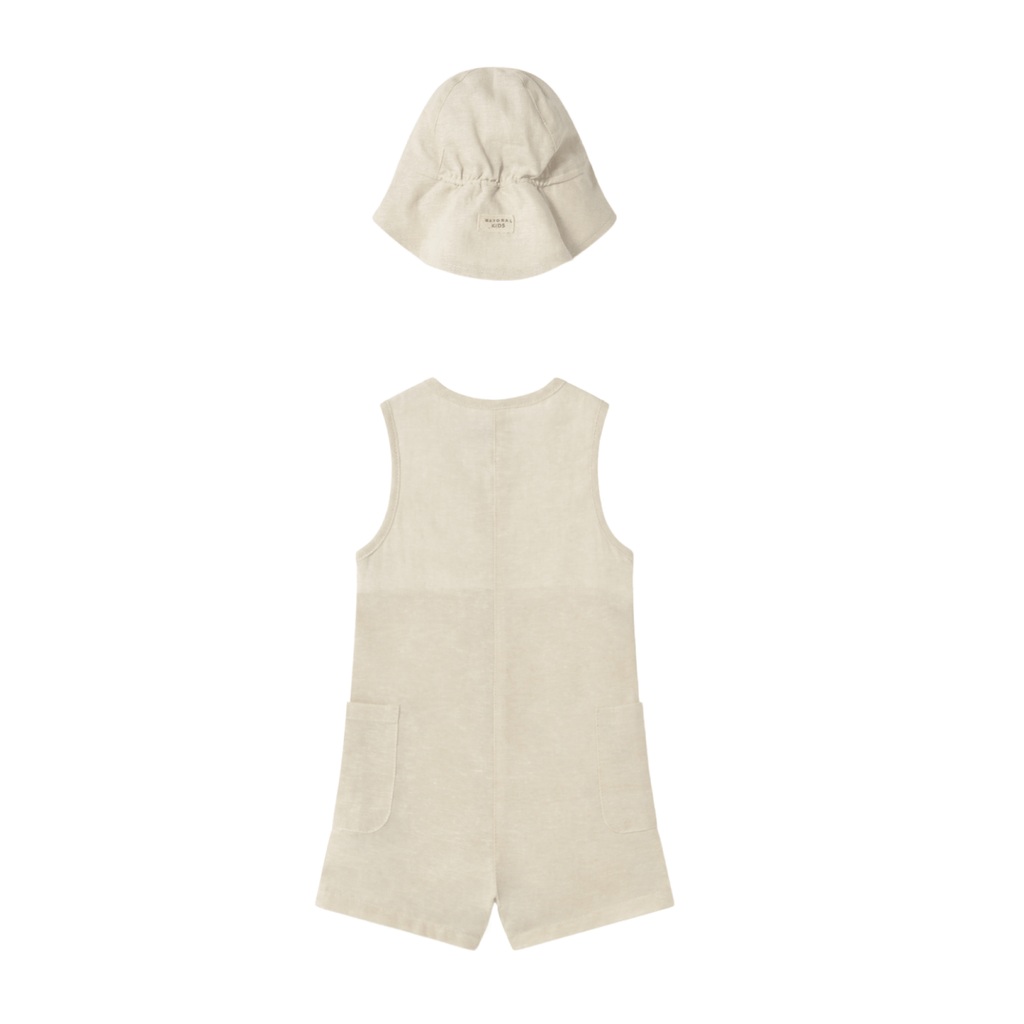 Mayoral Baby Boys Dungaree With Bucket Hat_ 1643 - NorthBoys