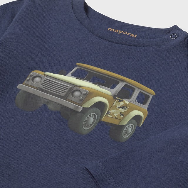 Mayoral Baby Boys Long Sleeve Cars Shirt_ 2066
