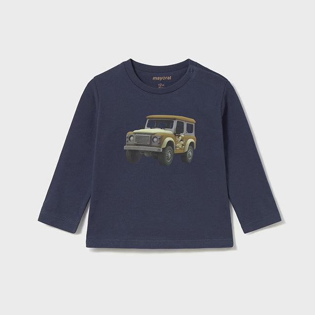 Mayoral Baby Boys Long Sleeve Cars Shirt_ 2066