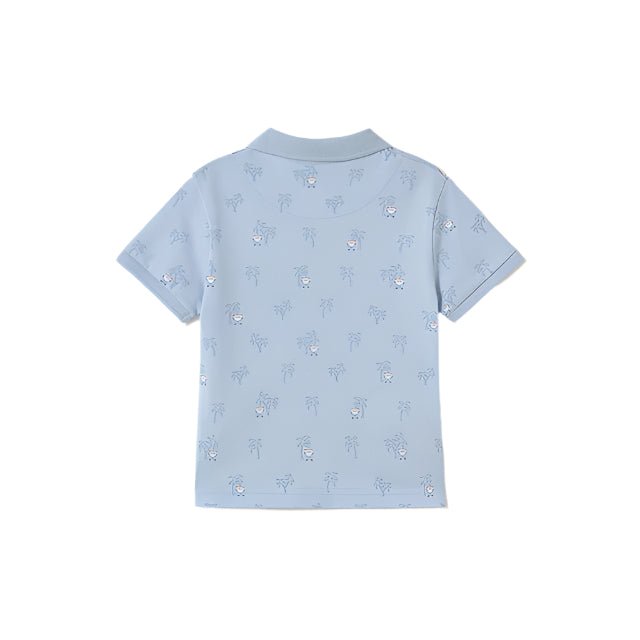 Mayoral Baby Palm Tree Print Short Sleeve Polo_ 1109 - 66 - NorthBoys