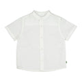 Mayoral Baby Short Sleeve Linen Mandarin Collar Dress Shirt_ 1113 - 88 - NorthBoys