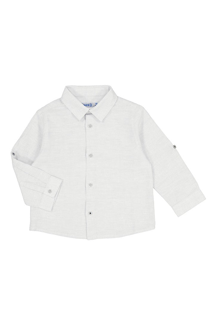 Mayoral Baby White Linen Dress Shirt_ 117 - 32 - NorthBoys