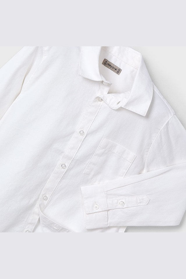 Mayoral Mini Basic Long Sleeve Shirt_ 140 - 34 - NorthBoys