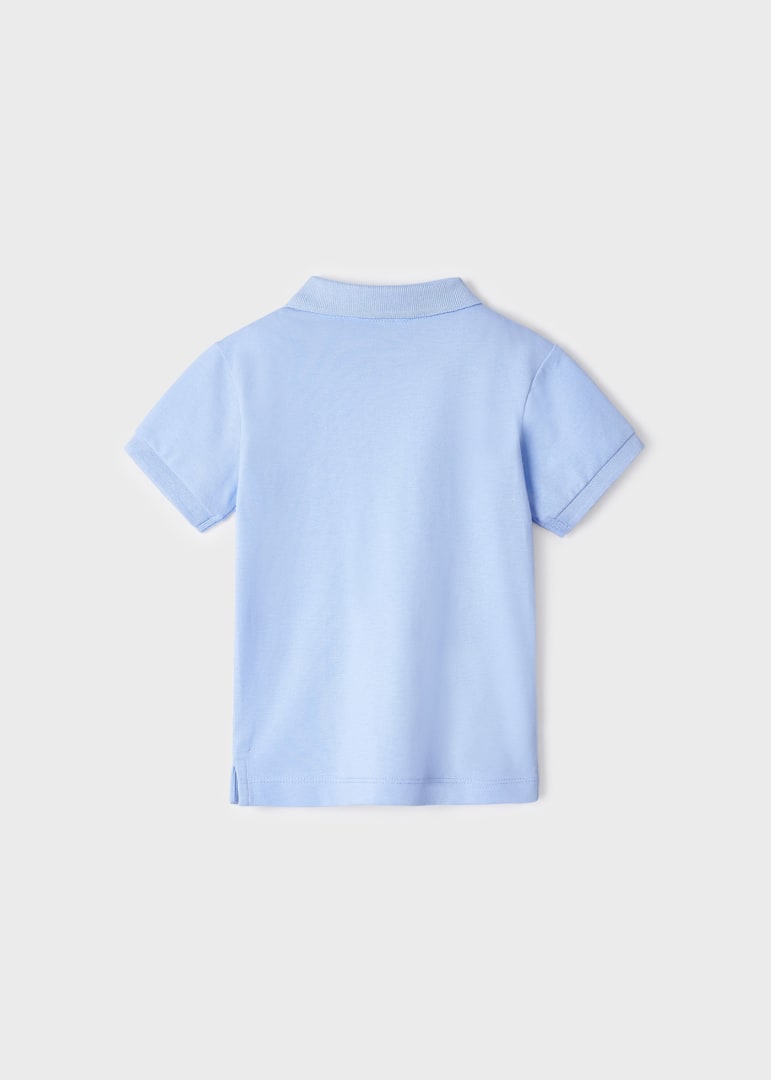 Mayoral Mini Basic Short Sleeve Polo_Blue 150 - 85 - NorthBoys