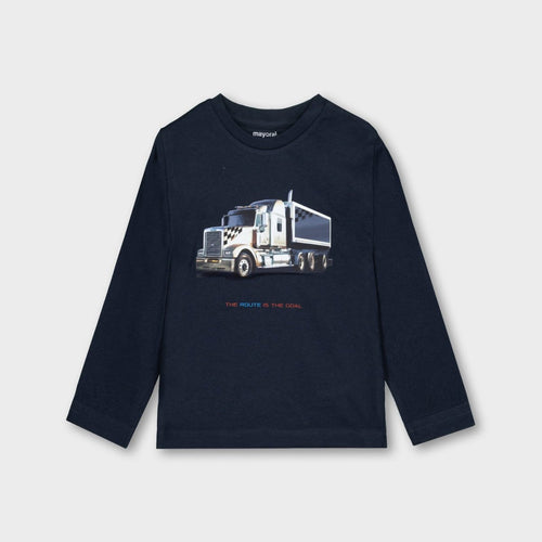 Mayoral Mini Boys Long Sleeve Truck T-Shirt_ 4085 - NorthBoys