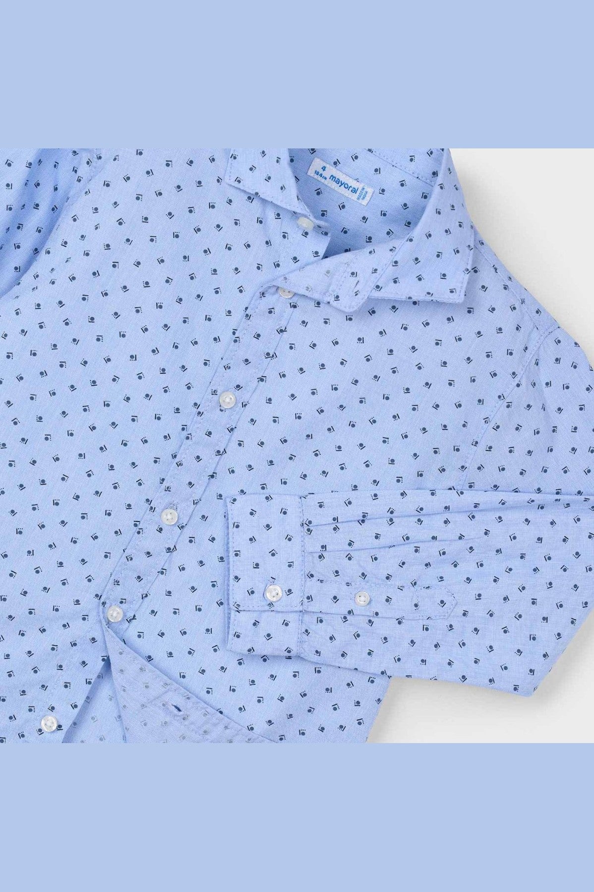 Mayoral Mini Boys Long Sleeve Shirt_ 4129 - NorthBoys