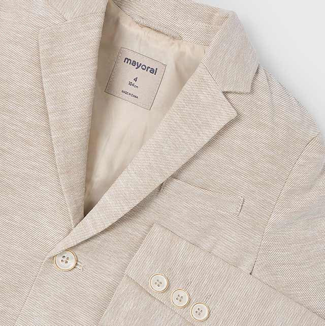 Mayoral Mini Linen Blazer_ 3417-NorthBoys