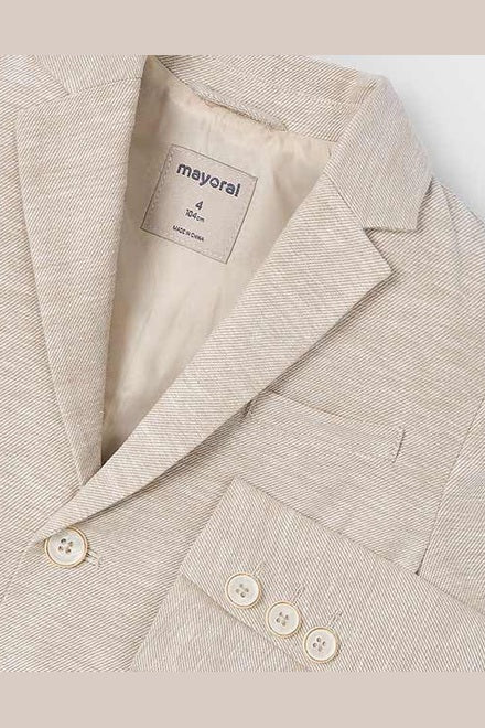 Mayoral Mini Linen Blazer_ 3417-NorthBoys